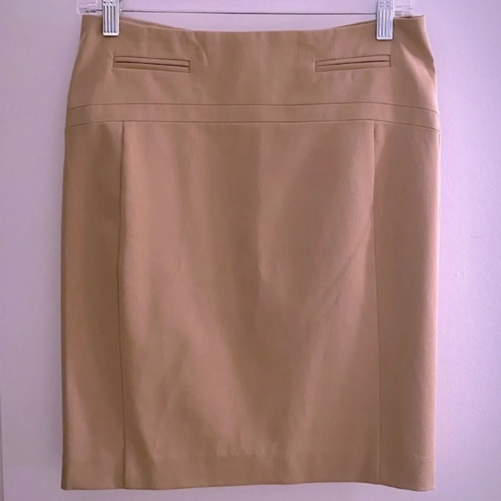 Express tan 2 pocket pencil skirt - Picture 16 of 16
